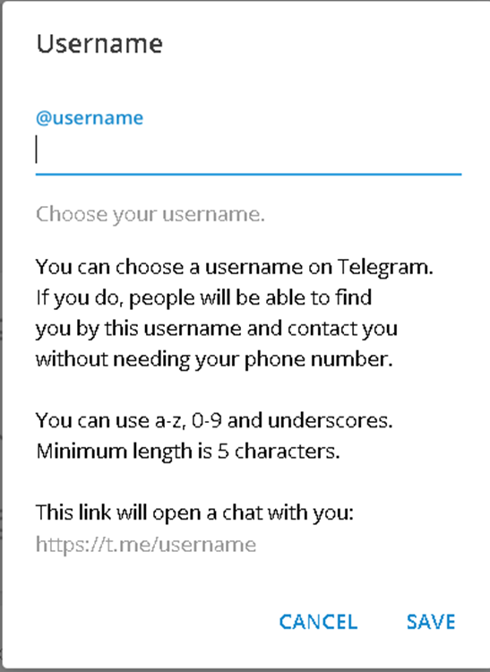 記得設定Telegram ID