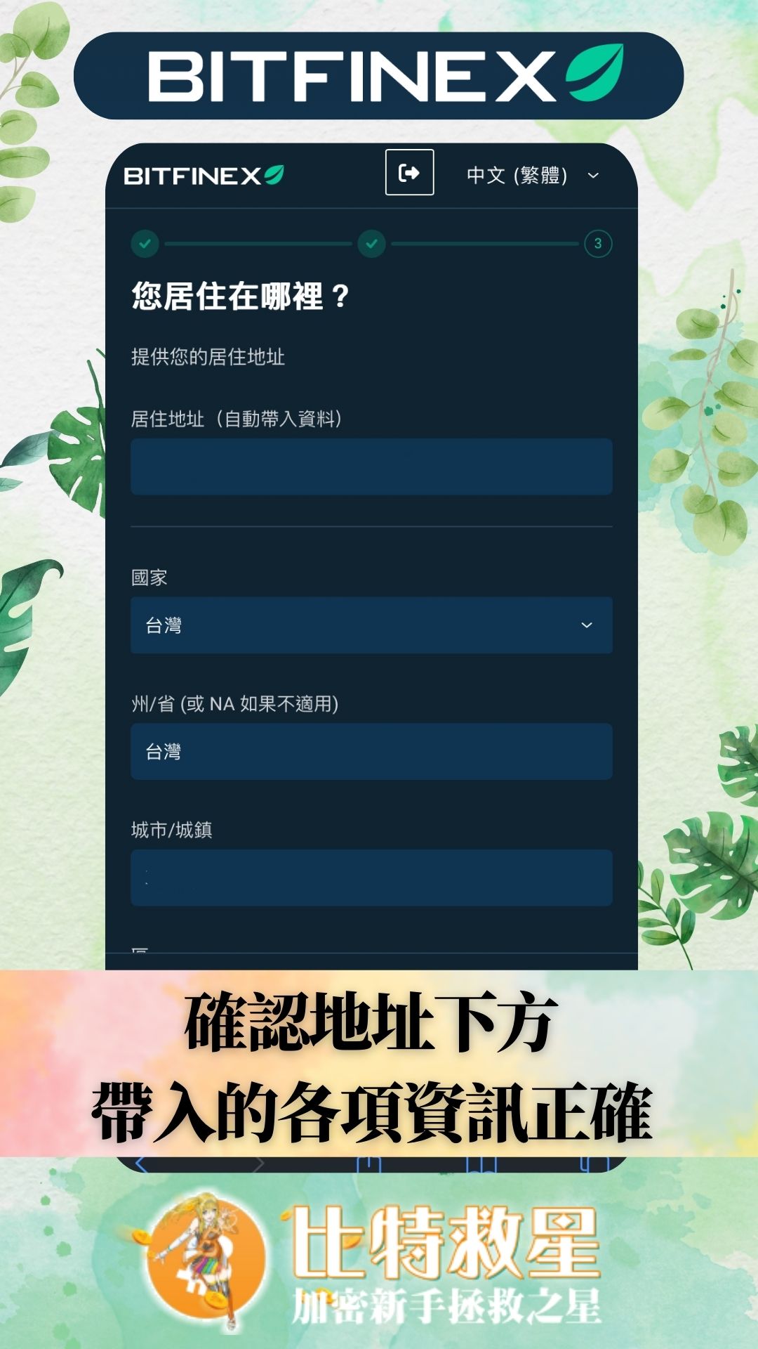 Bitfinex註冊-KYC-11