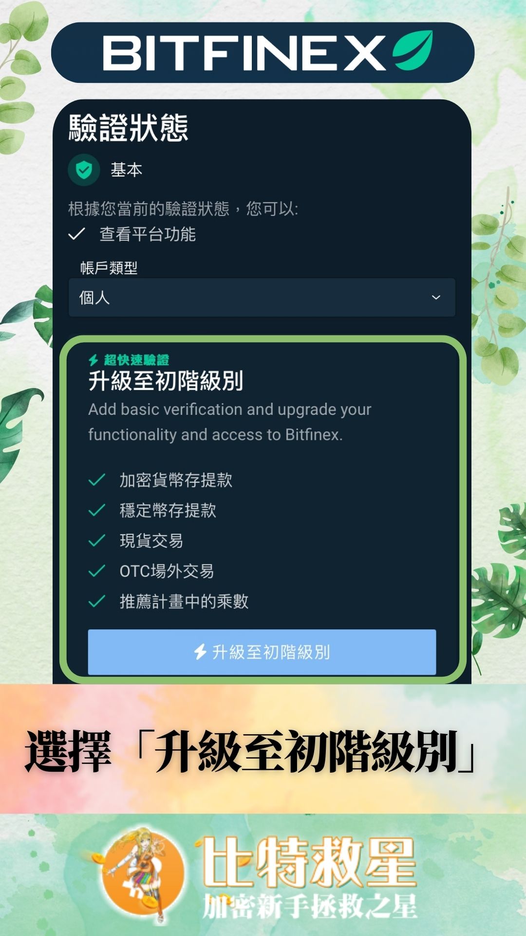 Bitfinex註冊-KYC-2