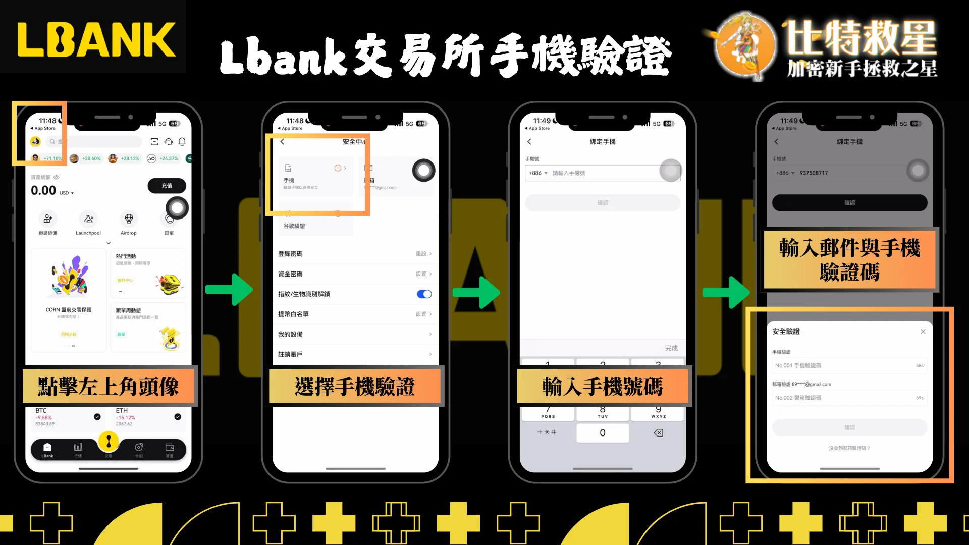 Lbank交易所手機驗證