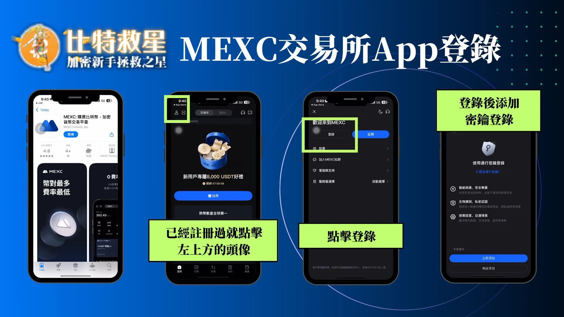 MEXC交易所APP登錄