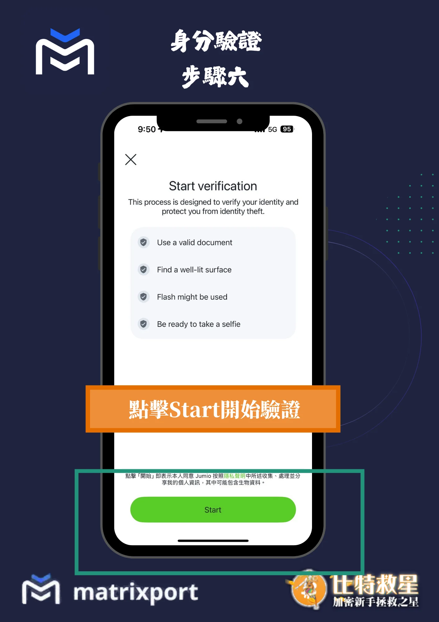 身分驗證步驟六-開始驗證