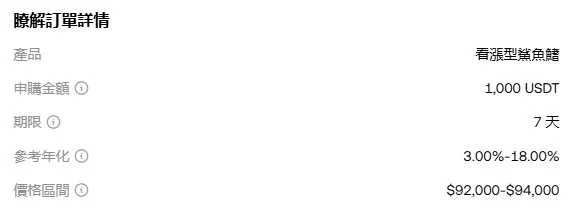 鯊魚鰭訂單範例