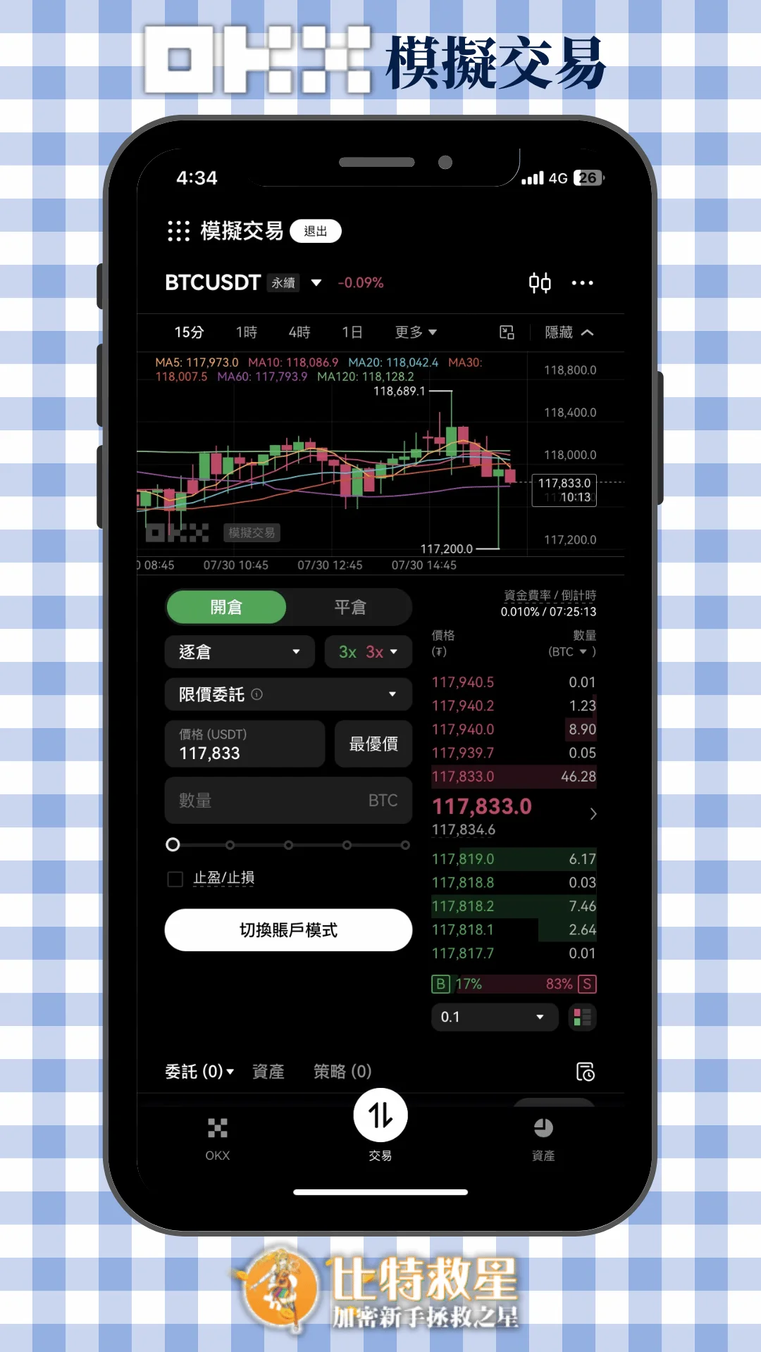 合約交易：模擬交易