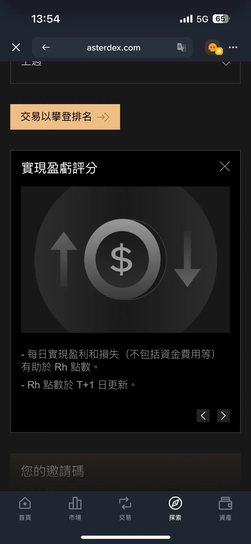 每日盈利和虧損