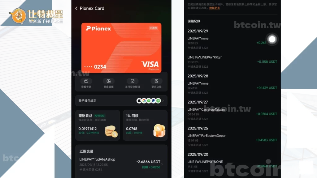 刷卡回饋紀錄 刷卡回饋紀錄