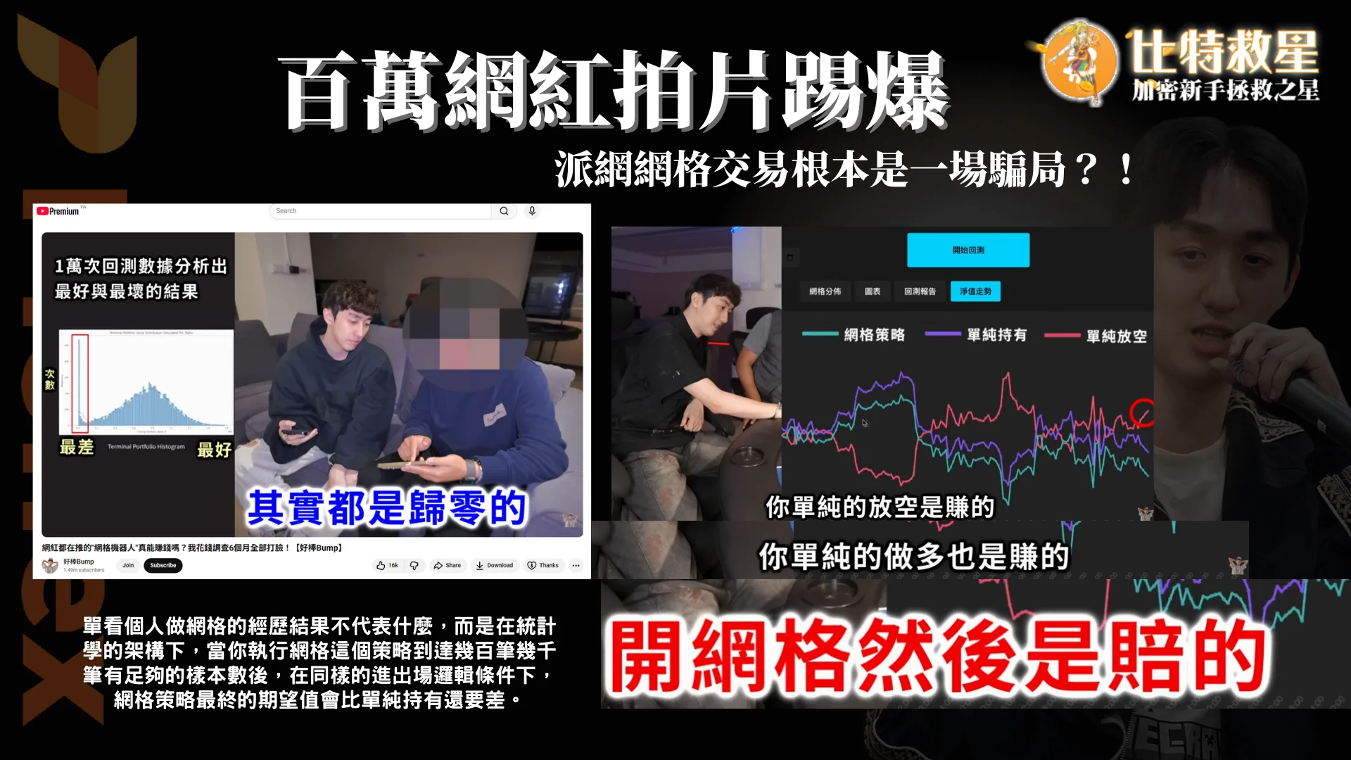 網紅好棒bump拍片踢爆網格交易