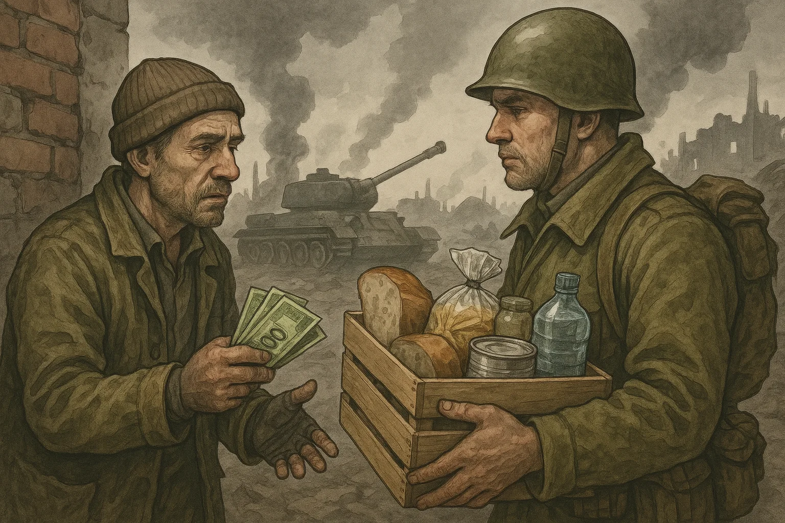 戰爭時什麼最保值?資產該如何安排?5個資產配置的方式! 1 戰爭時,物資就是一切