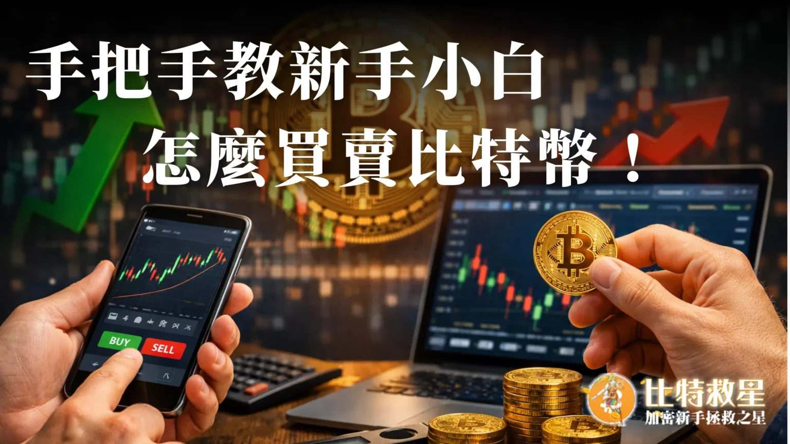 比特幣買賣流程教學,新手也能輕鬆學會怎麼在交易所投資比特幣! 比特幣買賣