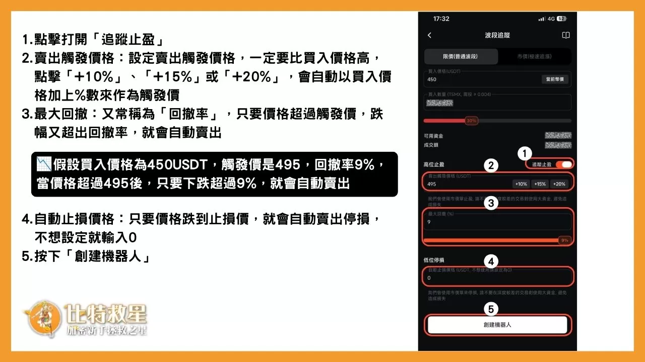 派網波段追蹤是什麼?避免賣飛跟套牢還能自動賺錢的神器! 3 追蹤止盈的功能介紹