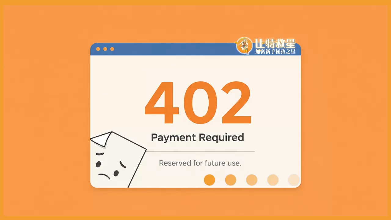 原始的402狀態是網頁伺服器和使用者說明需要付款的狀態，但過去尚未開放
